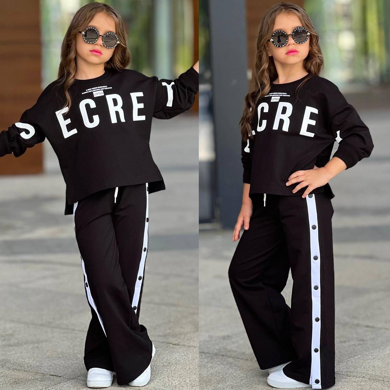 Çıtçıt Detaylı Kız Çocuk Takım 4-16 yaş