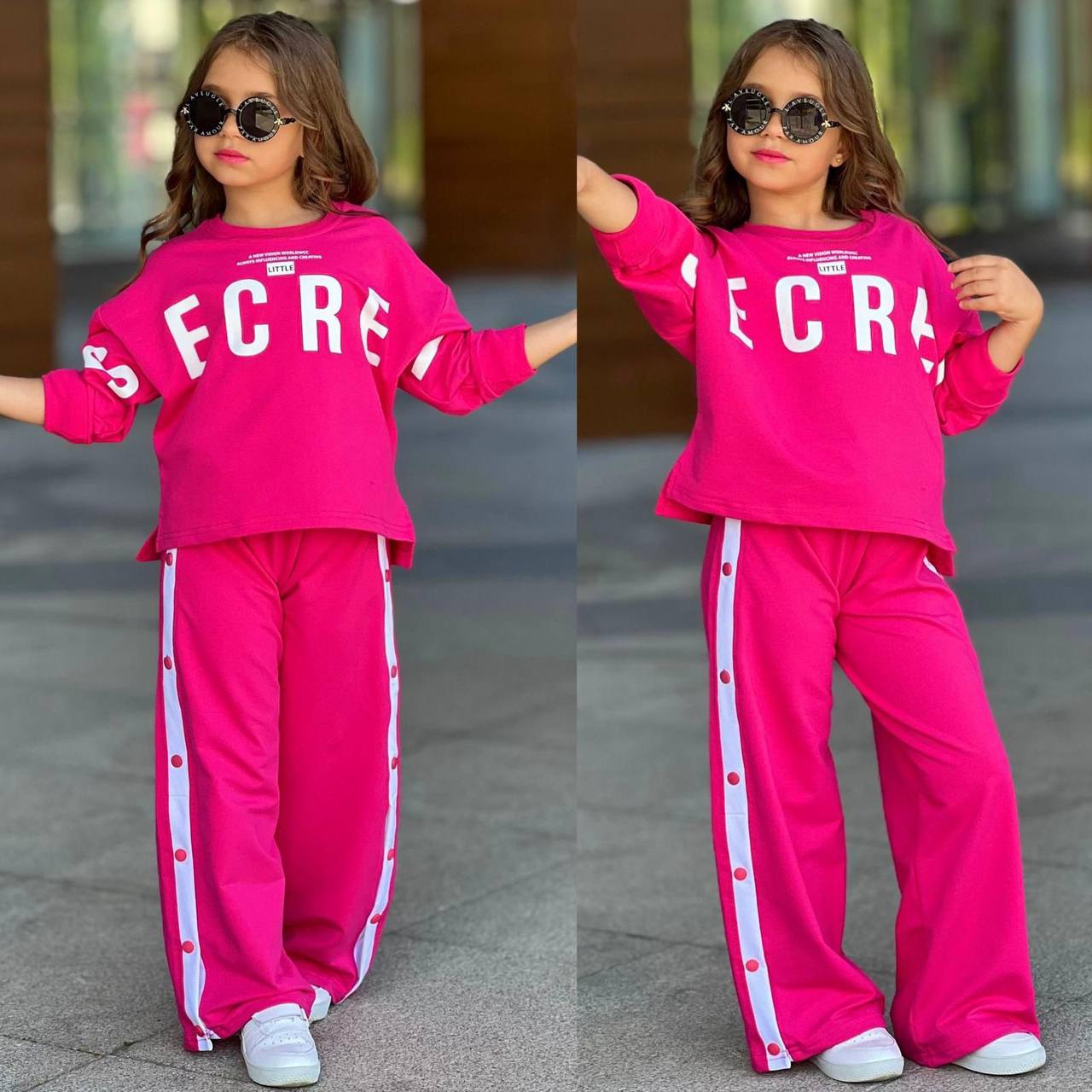 Çıtçıt Detaylı Kız Çocuk Takım 4-16 yaş