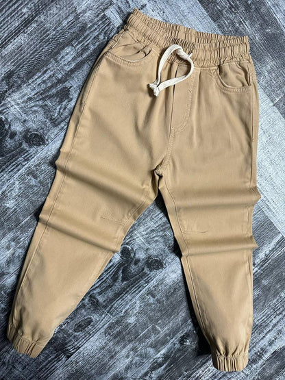 Erkek Çocuk Gabardin Jogger Pantolon – Elastik Bel – Şık ve Rahat Günlük Pantolon