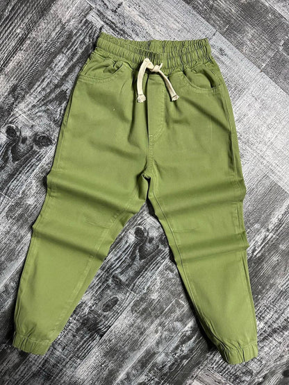 Erkek Çocuk Gabardin Jogger Pantolon – Elastik Bel – Şık ve Rahat Günlük Pantolon